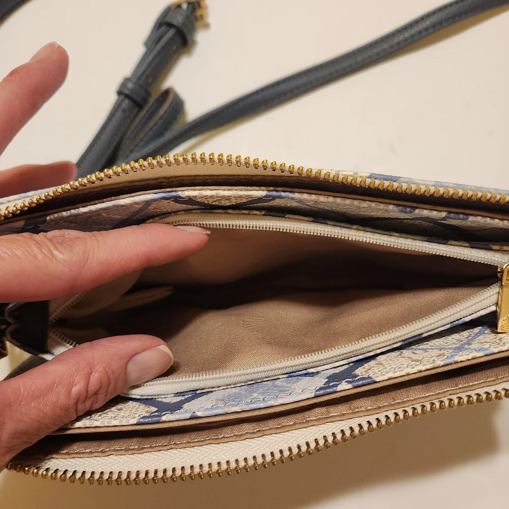 Nanette Lepore convertible crossbody and wristlet.